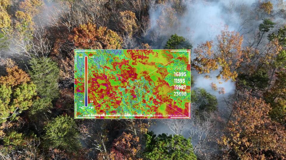 High tech against the blaze