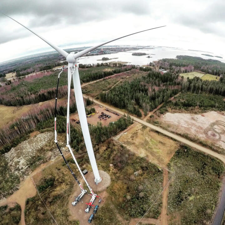 In nur 40 Sekunden einsatzbereit, z.B. für Wartungsarbeiten an Windkraftanlagen