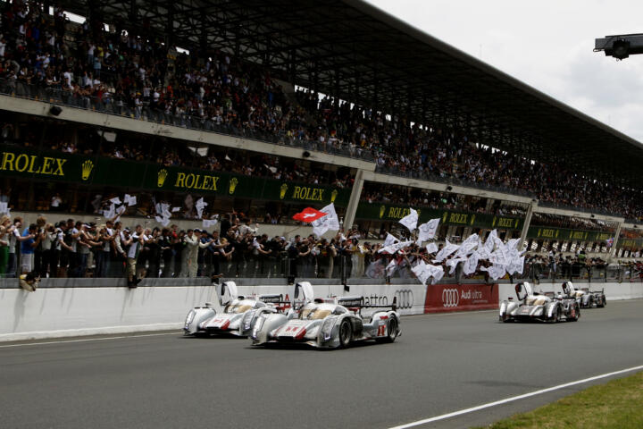 Audi setzte in Le Mans ab 2011 beim R18 e-tron auf eine Schwungrad-Lösung.