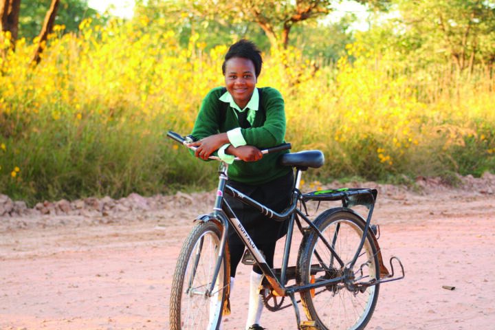 For many young people in Africa, a bicycle means access to education.