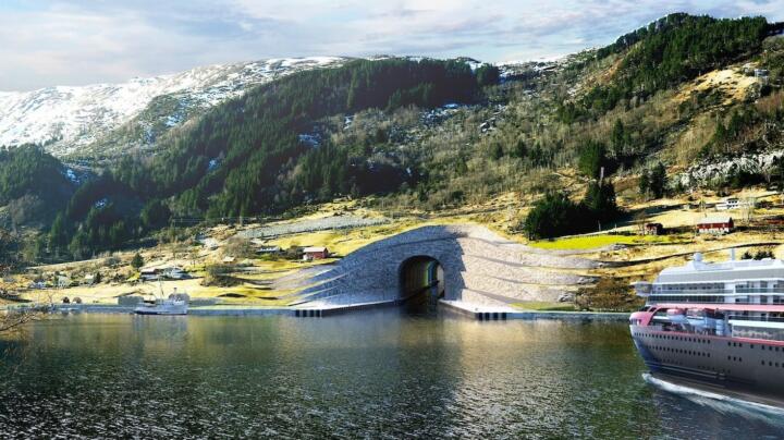 Planned Stad Ship Tunnel in Norway
