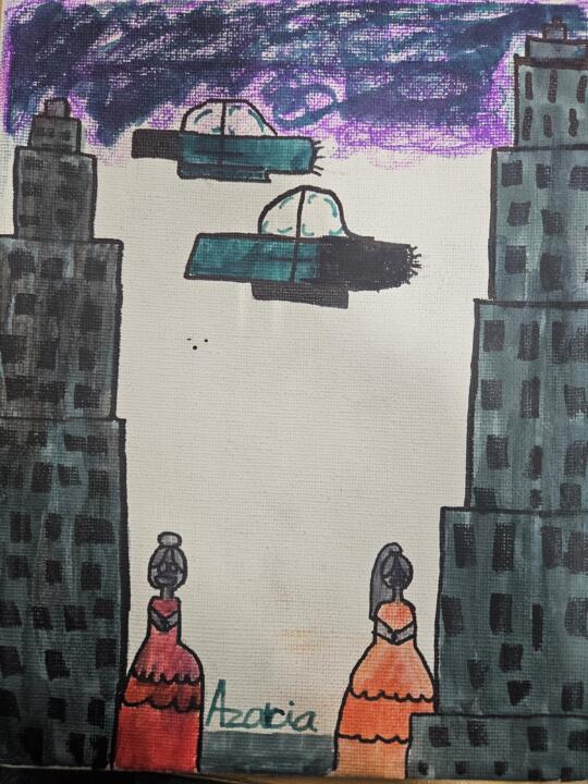 Kinderaugen blicken in die Zukunft