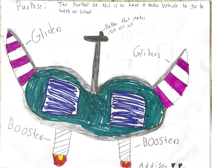 Kinderaugen blicken in die Zukunft