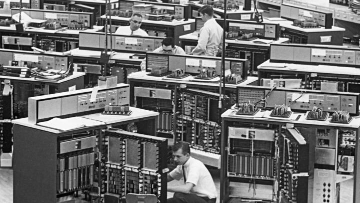 As early as in the 1960s, computers were mass-produced at IBM