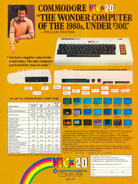 Recommended by Captain Kirk: Actor William Shatner praises the popular Commodore ...