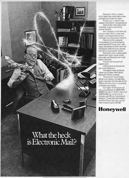 It’s magic: Electronics corporation Honeywell promotes the then new “electronic ...