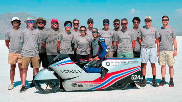 … and in an aerodynamic version. Students from various fields had developed the ...