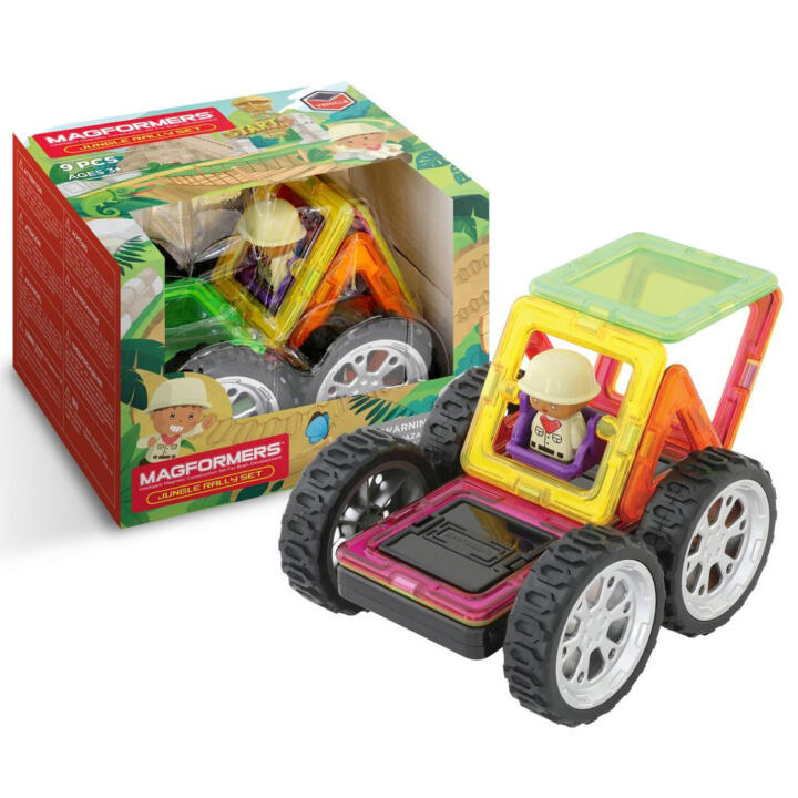 … Magnet-Bausteine,wie Magformers aus Deutschland, mit denen sich aus bunten, ge ...