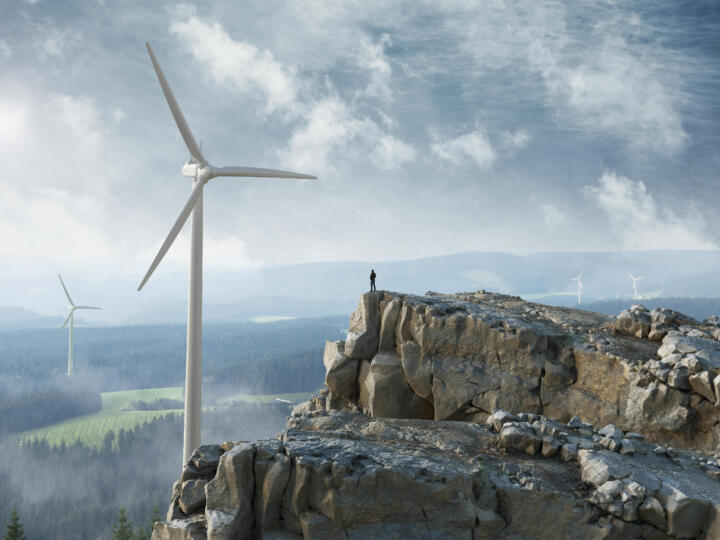 Mit der Kraft des Windes