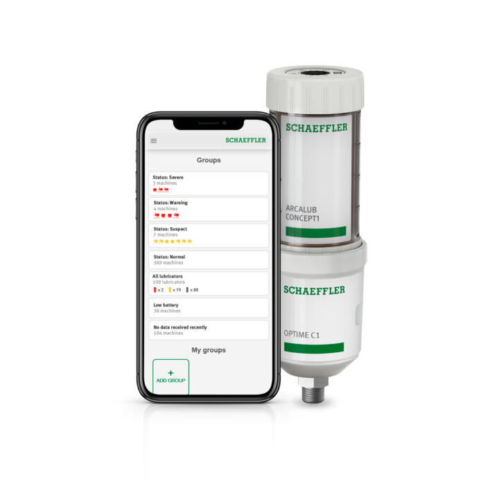 OPTIME C1 Smart Lubricator: Vernetzt mit dem Condition Monitoring sorgt der C1 f ...
