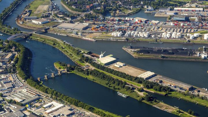 Graben für die Globalisierung